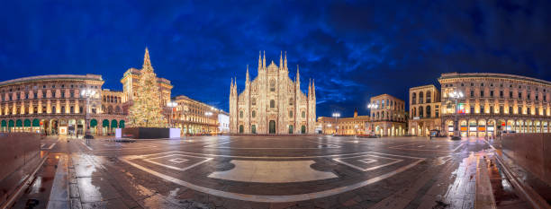 istock Milan Duomo in Milan, Italy at Night 1389906635