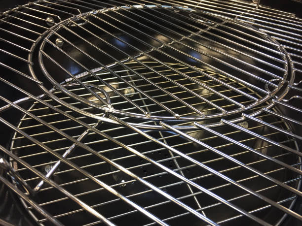 istock Barbecue grill metal grate 1389911272