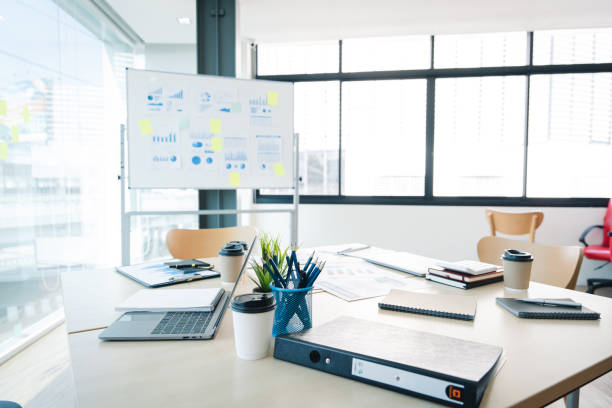istock Empty room for business people meeting 1389916470
