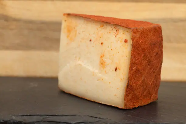 Photo of Produce of Canary Islands - semi-cured paprika-covered cheese