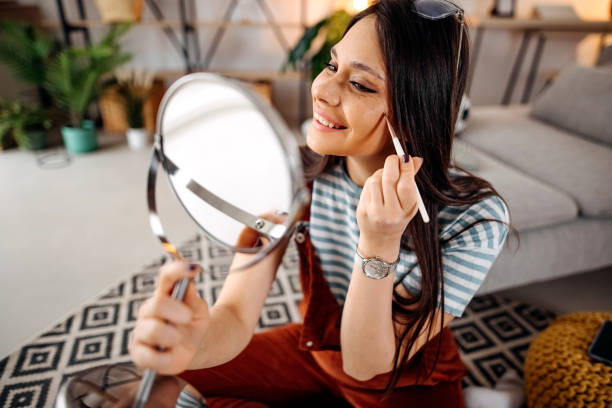 istock Young woman personal care 1389922807