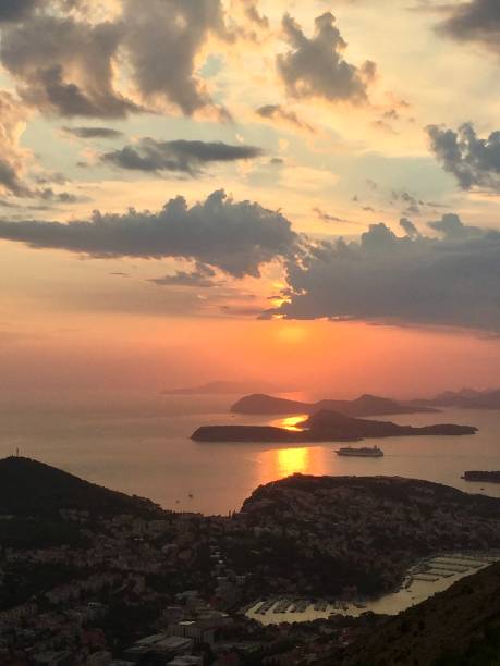 istock Croatia - Dubrovnik- sunset 1389933152