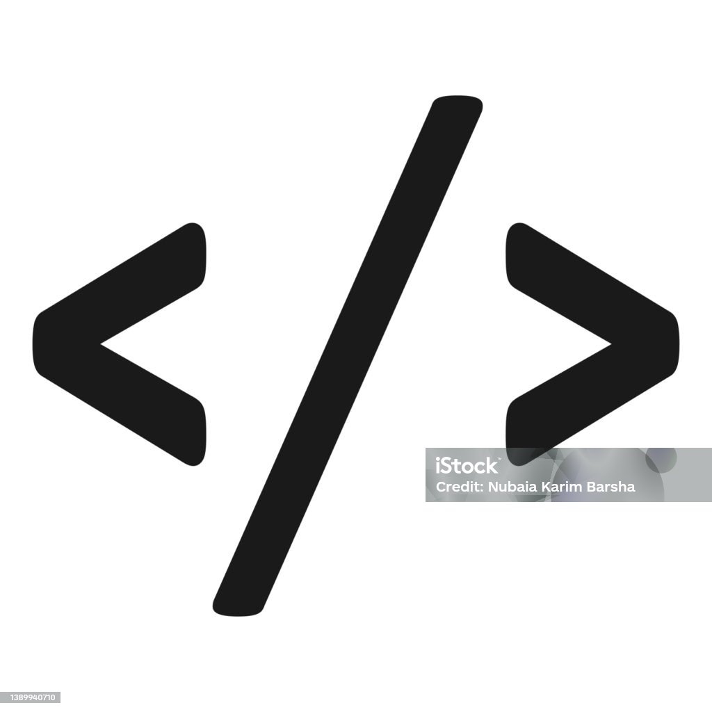 Html Code Icon Stock Illustration - Download Image Now - Coding, Design ...