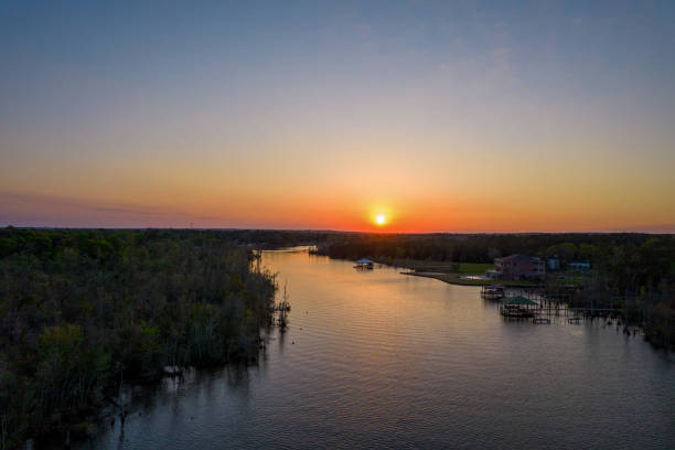 istock Halls Mill Creek at sunset 1389945015