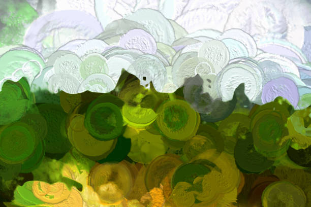 Summer Landscape Hills and Horizon Digital Illustration