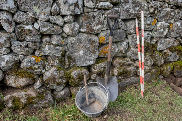 istock tools leaning against a wall in an archaeological excavation 1389953470