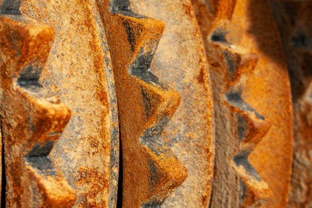 istock metal wheels with teeth for tillage before sowing 1389954854