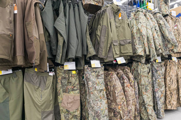 istock clothes for work and leisure on store shelves 1389967186
