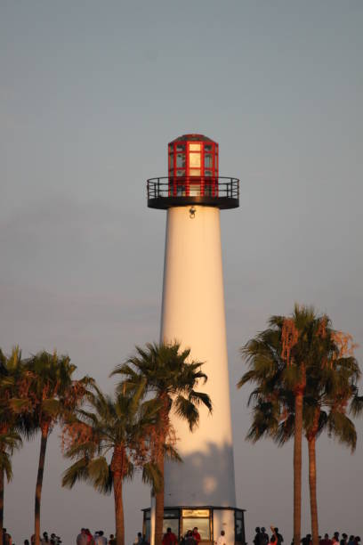 long beach, californie - long beach california lighthouse los angeles county photos et images de collection