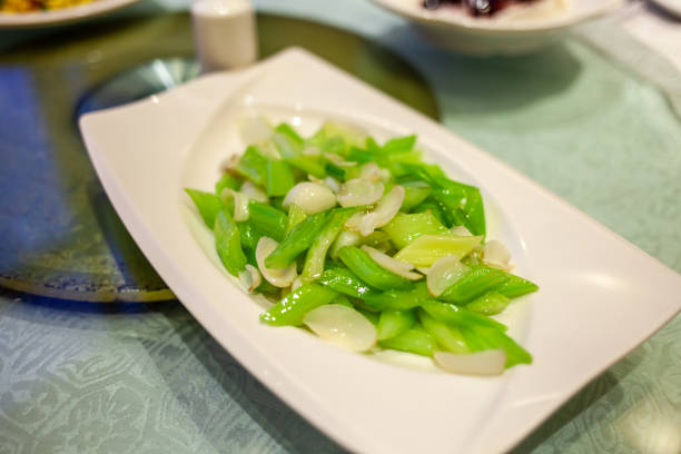 Healthy Vegetarian: Stir-Fried Celery with Lily