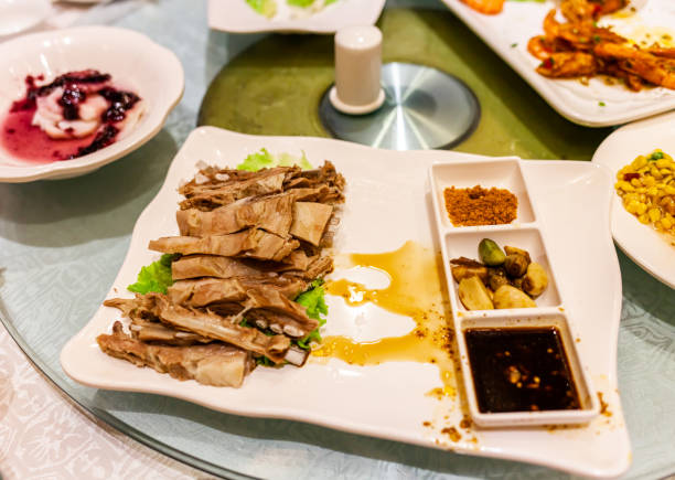 Delicious lamb with Chinese special sauce