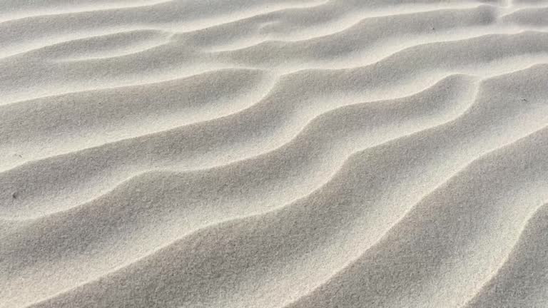 White sand ripples abstract background