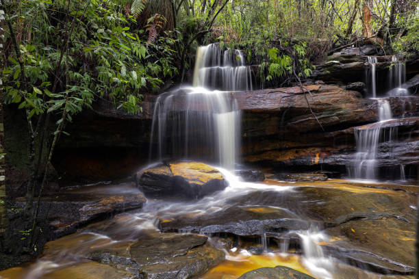 Somersby falls stock photo