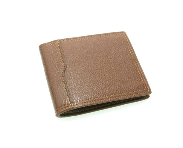 istock New leather brown men wallet isolated on white background 1390010514