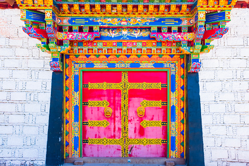 gate of tibetan style building