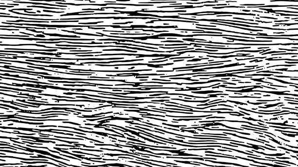 ilustrações de stock, clip art, desenhos animados e ícones de water ripples - woodcut