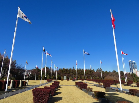 Flag of the United Nations Military Cemetery