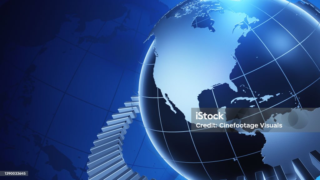 World news background which can be used for broadcast news The Media Stock Photo