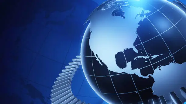 World news background which can be used for broadcast news