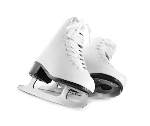 istock Pair of ice skates isolated on white 1390041803
