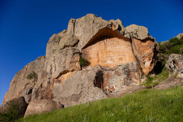 istock Historical ancient Written Rock(yazilikaya)Phrygian valley 1390041853