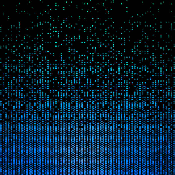 Blue glitter background pattern vector art illustration