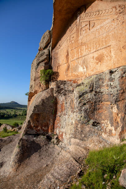 istock Historical ancient Written Rock(yazilikaya)Phrygian valley 1390042755