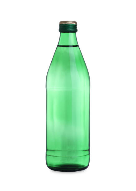 istock Glass bottle with soda water isolated on white 1390042963