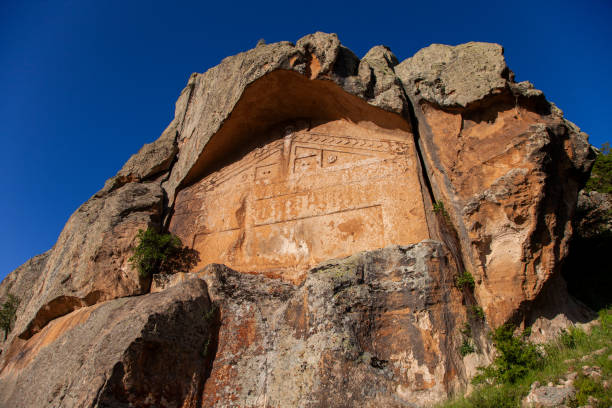 istock Historical ancient Written Rock(yazilikaya)Phrygian valley 1390043187