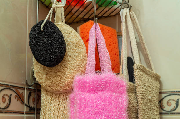 istock washcloths hanging in the bathroom 1390043722