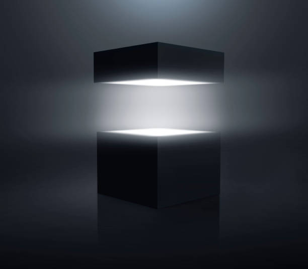 istock (3D rendering, illustration) Open the mysterious Pandora's box with rays of light 1390044838