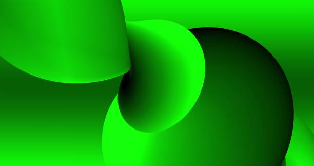 istock looped footage. Abstract light green background with dynamic green 3d lines. 3D animation of herbal color lines. Modern video background, animated, screensaver, copy space 1390058016