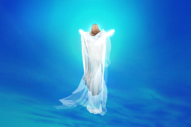 istock Jesus Christ in Heaven 1390059924
