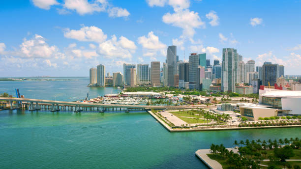 istock View of MacArthur Causeway 1390061326