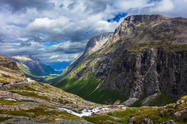 Norway troll road - mountain route of Trollstigen