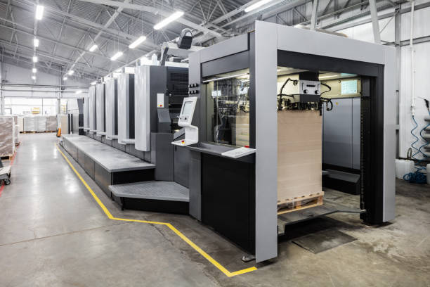 istock equipment for a print in a modern printing house 1390062566
