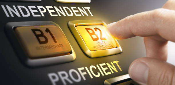 istock Language proficiency levels. International strandards CEFR. 1390067256