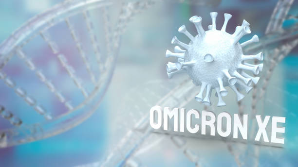 istock The virus omicron xe for outbreaks or medical concept 3d rendering 1390068085