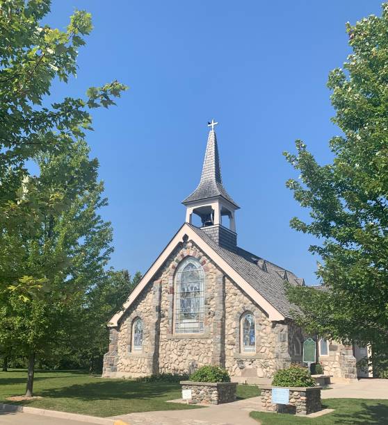 istock Little Stone Church, Mackinac 1390076684