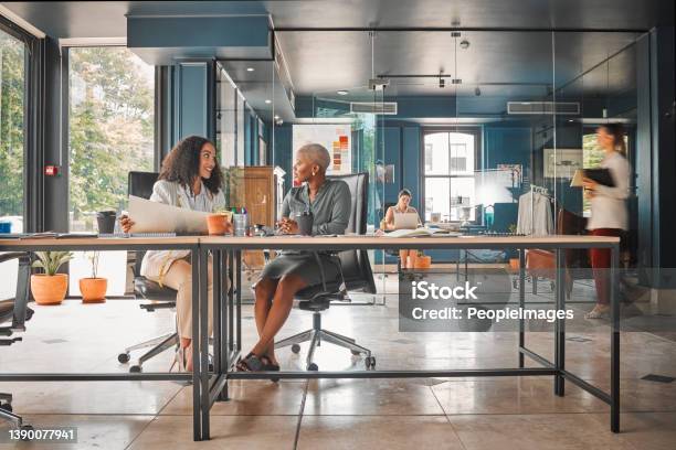 Shot Of A Group Of Female Designers Working In An Office Stock Photo - Download Image Now