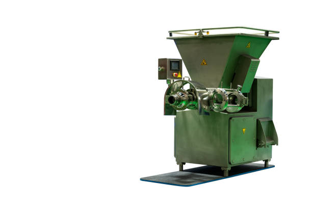 istock High technology multipurpose automatic new food making machine (meat grinder) instrument for industrial as grinding chopping or cutting and mixing isolated on white background with clipping path 1390087007
