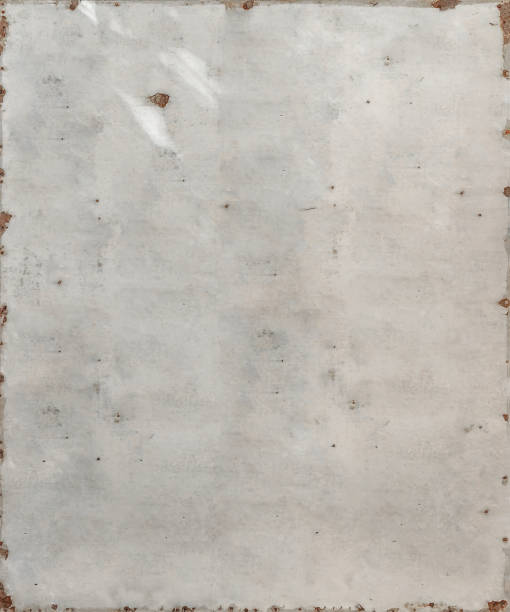 antiguo letrero de hojalata con mucho espacio de texto - enamel fotografías e imágenes de stock
