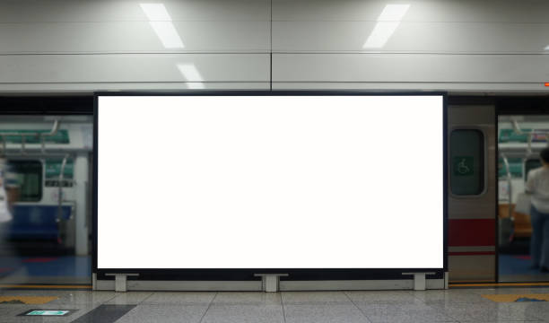 istock Subway Scenery and Advertising Mockup 1390093408