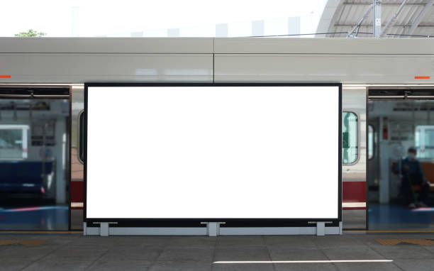 istock Subway Scenery and Advertising Mockup 1390093424