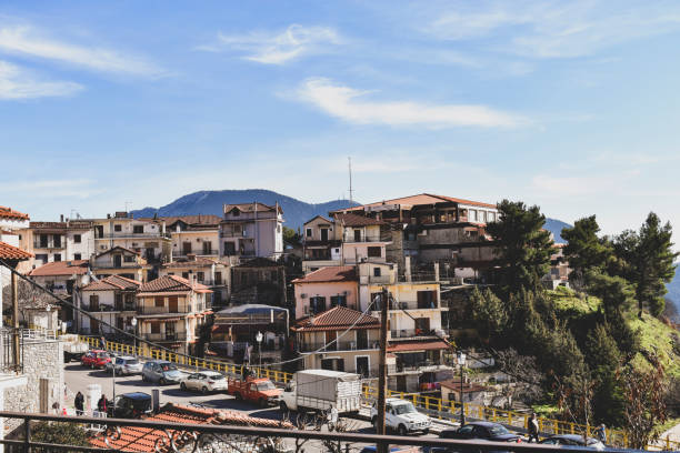 istock view of Arachova 1390098763