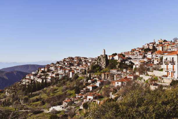 istock view of Arachova 1390099180