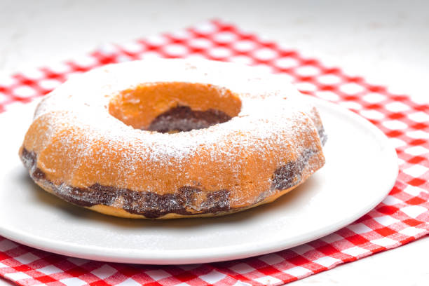 round cake called babovka in Czech