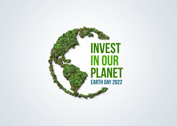 earth day & environment day concept - environment nature water globe imagens e fotografias de stock