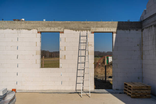 istock Construction of a New House. Construction Site Concept. 1390118606