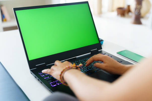 istock Unrecognizable young businesswoman working on the computer from home 1390122868